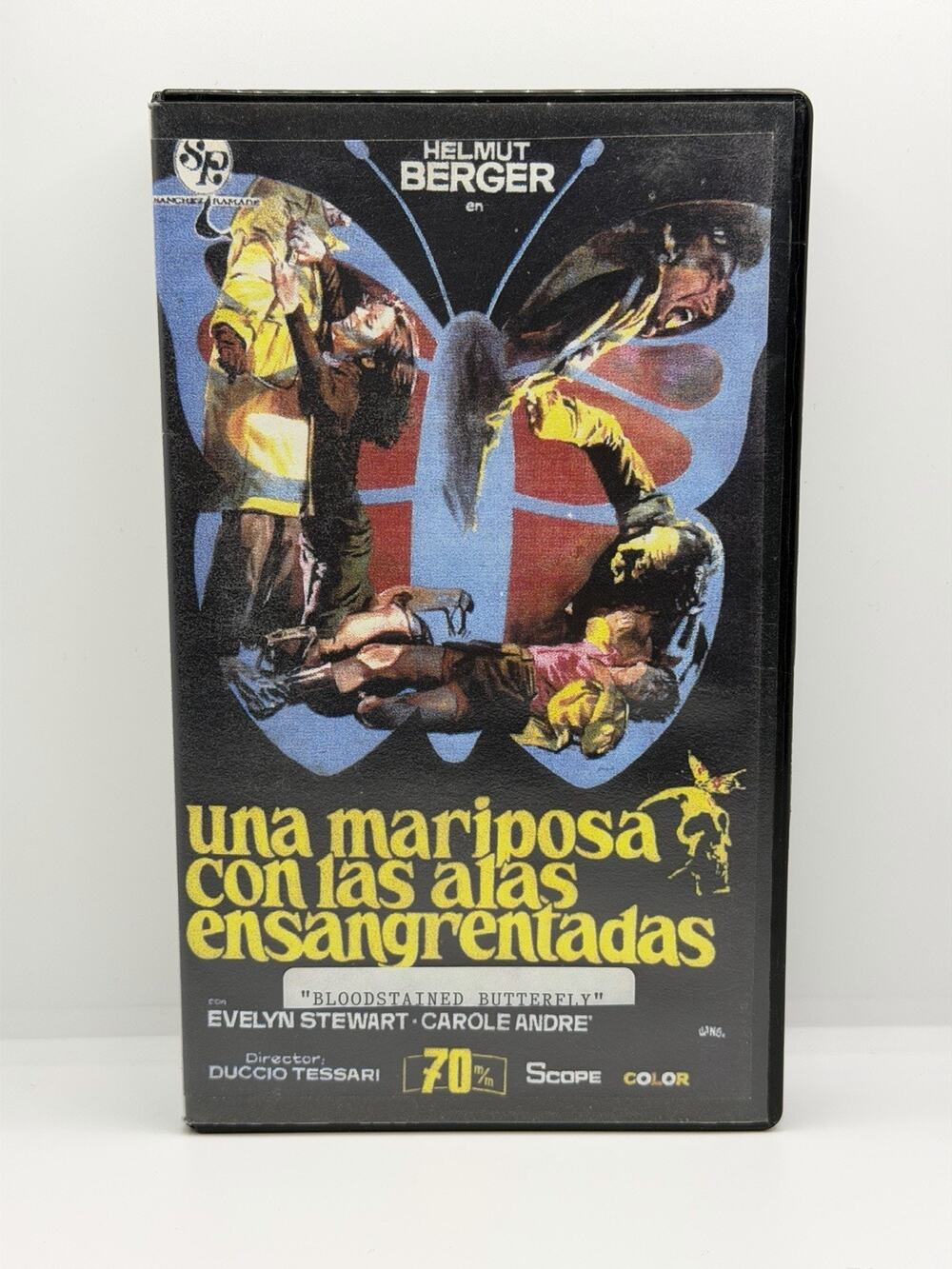 Una Mariposa Con Las Alas Ensangrentadas Helmut Berger Ida Galli Cult Giallo VHS